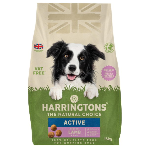 Harringtons Dog Active Worker Lamb 15kg