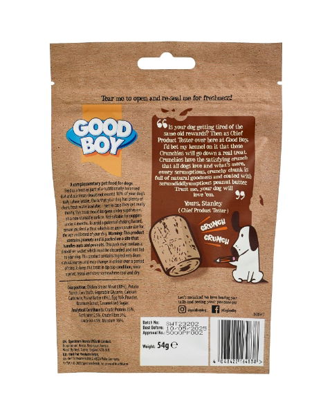 Good Boy Crunchies Peanut Butter 60g