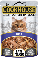 COOKHOUSE Luxury Cat Food -Terrines - Tuna - 18 x 70g
