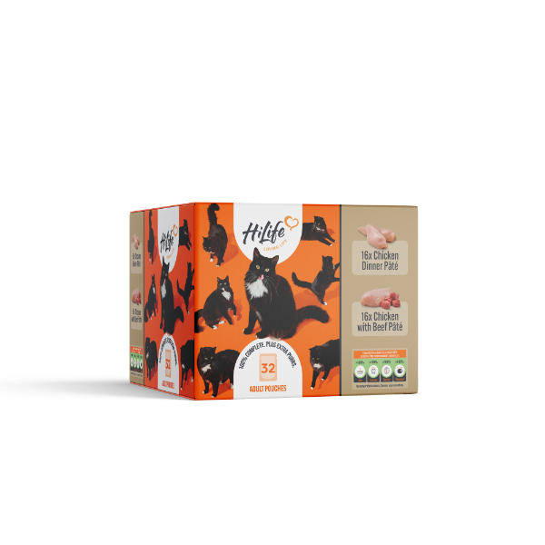 Hilife Natural Cat Pch The Big Chicken One In Jelly 32x70g