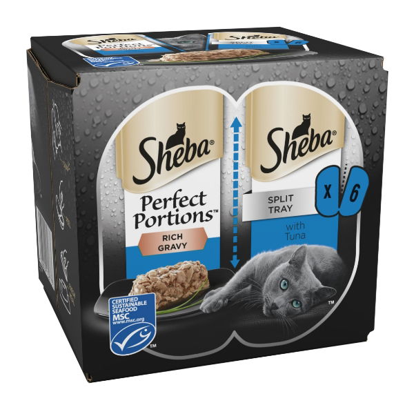 Sheba Perfect Portions Tuna Chunks In Gravy 3x(2x37.5g)