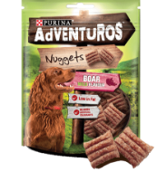 Adventuros Nuggets Dog Treats Boar Flavour 90g
