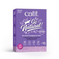 Catit Go Natural Pea Husk Litter 5.6kg Lavender