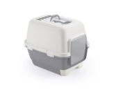 Stefanplast Cathy Clever & Smart Litter Tray - Grey/White