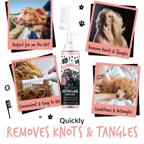 2 in 1 Detangle & Conditioning Foam Comb Papaya & Coconut 150ml