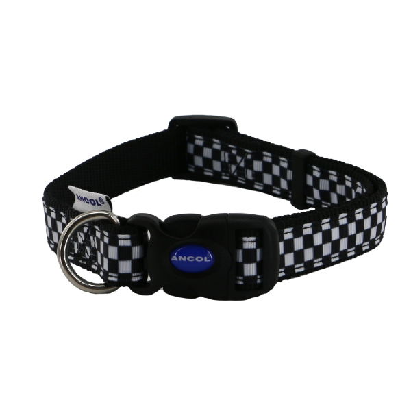 Checkerboard Collar Size M 30-50cm Size 2-5