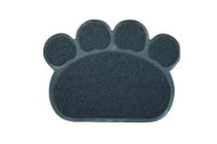 MPETS PAW Cat Litter Mat Grey