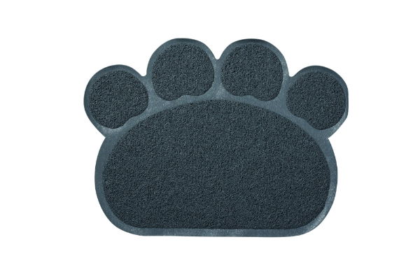 MPETS PAW Cat Litter Mat Grey