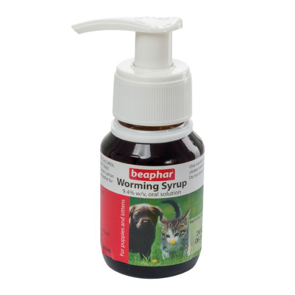 Beaphar Dog & Cat Worming Syrup 45ml