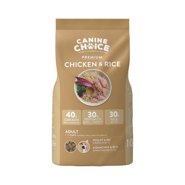 Canine Choice Premium Adult Dry Dog Food 10kg - Chicken