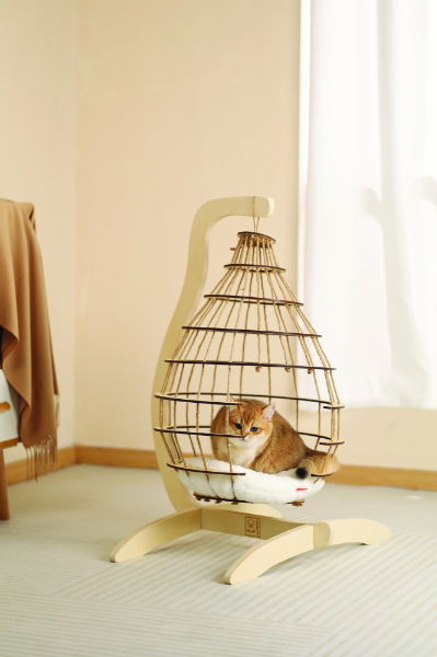 MPETS Cloud Hanging Cat Bed with Cushion