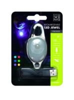 M-PETS Rechargeable Led Jewel For Dog - White