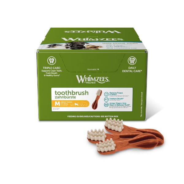 Whimzees Toothbrush Medium 11 Cm Display Box