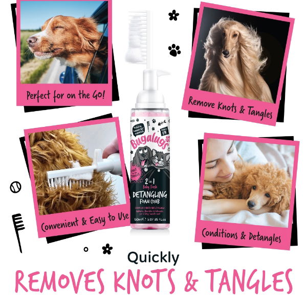 2 in 1 Detangle & Conditioning Foam Comb Baby Fresh 150ml