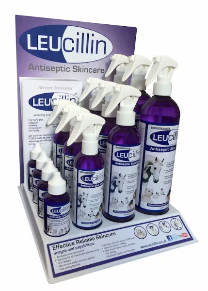 Leucillin Antiseptic Skin Care Display