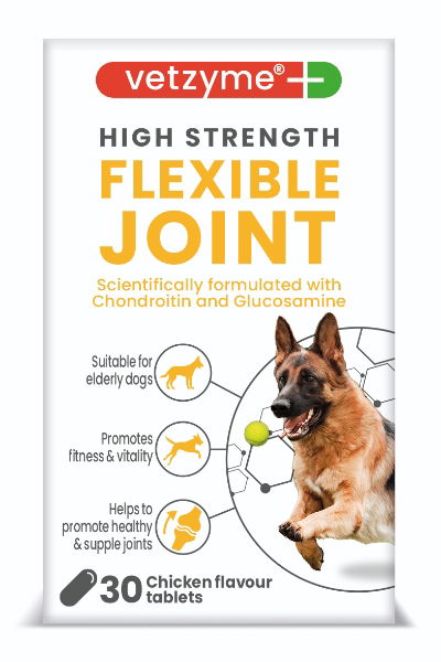 Vetzyme Dog High Strength Flexible Joint Tablets 30Tablets