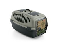 Stefanplast Gulliver 3 Medium Pet Carrier with Plastic Door - Grey
