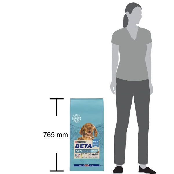 Beta Puppy Dry Dog Food With Turkey & Lamb 14kg