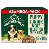 Jwb Puppy Turkey  Lamb & Chicken in Gravy Pouch 48 x 90g