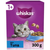 Whiskas 1+ Cat Complete Dry With Tuna 300g