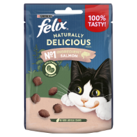 Felix Naturally Delicious Cat Treats Salmon and Spinach 50g