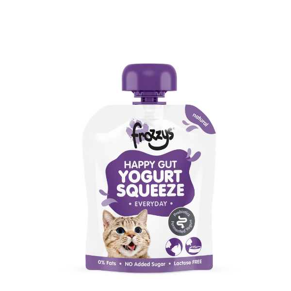 Frozzys Yogurt Squeeze Pouch Cat Natural 85g