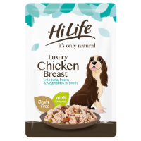 Hilife It's Only Natural Pch Chicken Tuna & Veg 100g