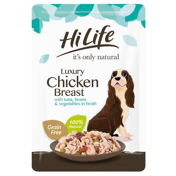 Hilife It's Only Natural Pch Chicken Tuna & Veg 100g