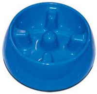 Dogit Anti-gulping Bowl Blue Medium 600ml