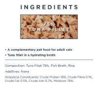 Encore Adult Wet Cat Food Tin - Tuna Fillet in Broth 70g