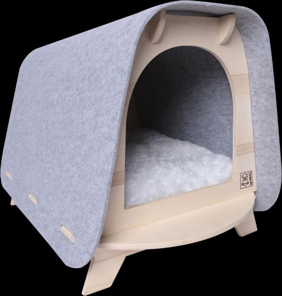 MPETS Woody Cozy Cat House