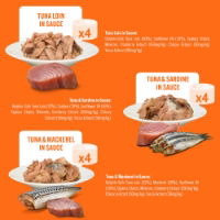 It's Only Natural Cat Lux Fish Selection 12x70g