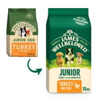 Jwb Junior Dog Turkey & Rice Kibble 15kg