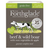 Forthglade Adult GF Gourmet Comp Beef & Wild Boar 395g
