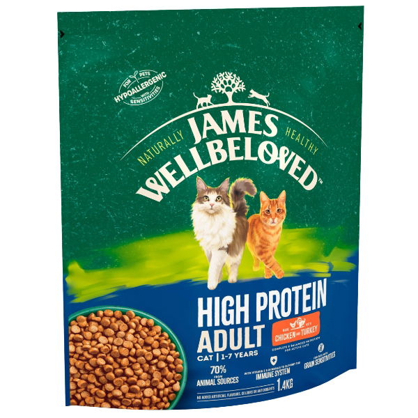 Jwb Cat Adult High Protein Chicken & Turkey 1.4kg