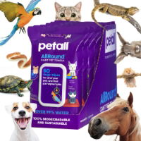 Petall Allround Giant Pet Towels 50 Wipes