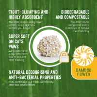Catit Go Natural Bamboo Litter Vanil 3.6kg