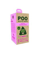 M-PETS Poo Dog Waste Bags (120 Bags) - Rose Scented