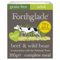 Forthglade Adult GF Gourmet Comp Beef & Wild Boar 395g