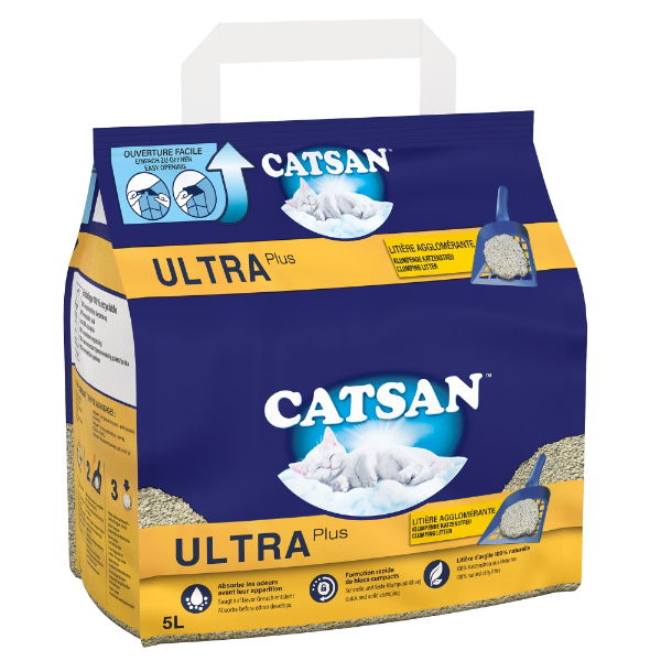 Catsan Ultra Clumping Odour Control Cat Litter 5L