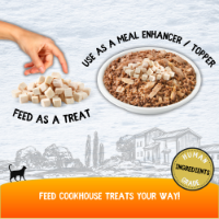COOKHOUSE Luxury Cat Treats - Freeze Dried - 100% Chicken Breast