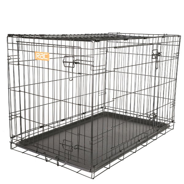 Rac Metal Fold Flat Crate With Plastic Tray Lge 91x62x56cm