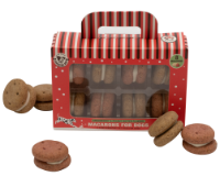 Laughing Dog Christmas Macarons 8 Pack