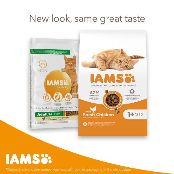 Iams Vitality Adult Cat With Fresh Chicken 2kg