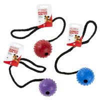 Classic Pimple Rubber Ball & Rope 70mm