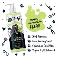 Zesty 2 in 1 Shampoo & Conditioner 500ml Bottle with Pump