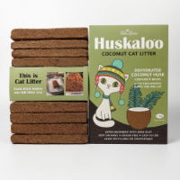 Huskaloo Coconut Cat Litter - 8 Brick