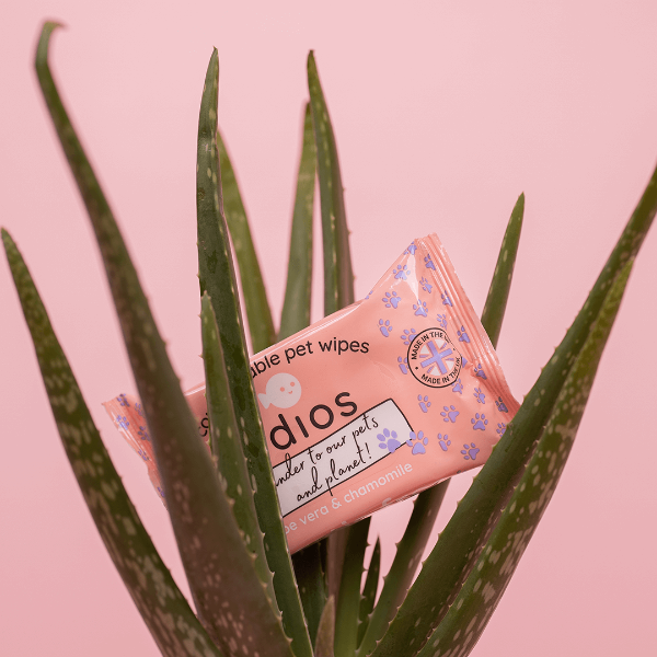 Adios Plastic Compostable Pet Wipes 25 Pack