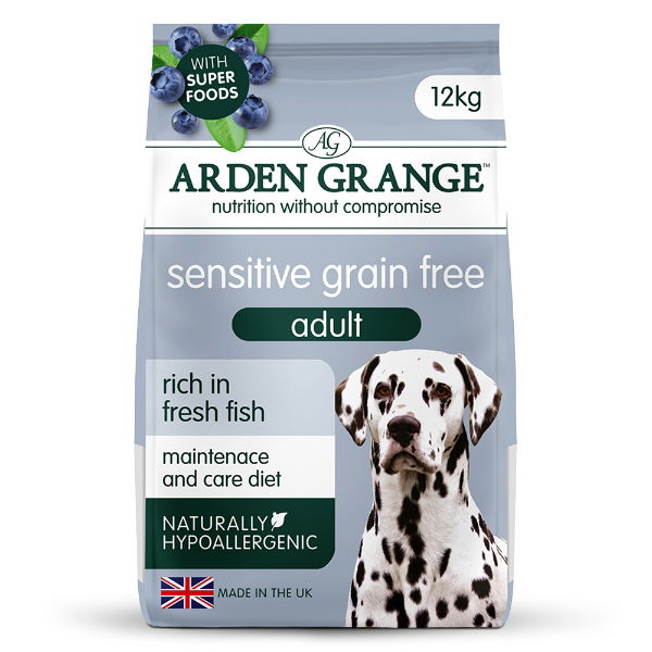 Arden Grange Sensitive Adt Ocean White Fish & Potato 12kg