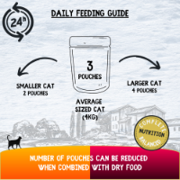 COOKHOUSE Luxury Cat Food - Fillets in Jelly - Chicken with Beef 6 x70g